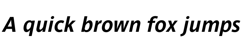 Preview of Parisine Std Bold Italic font