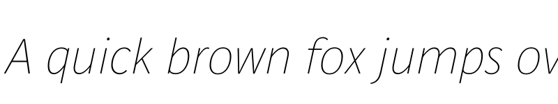 Preview of Parisine Std Clair Italic font