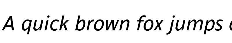 Preview of Parisine Std Italic font