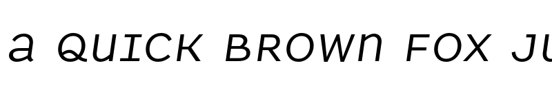 Preview of Parity Sans Italic font