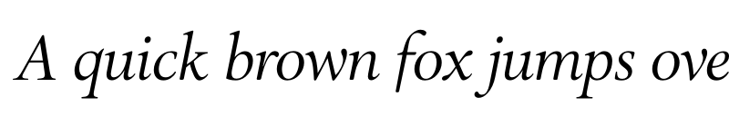 Preview of Park Lane Light font