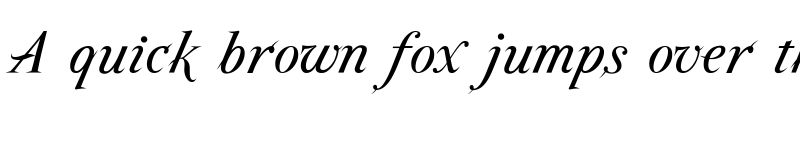 Preview of ParmaPetit Italic font