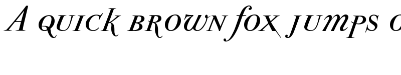 Preview of ParmaPetitSCItalic Regular font