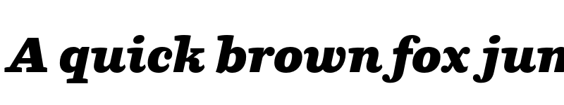 Preview of Parry Black Italic font