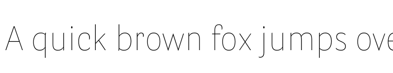 Preview of Parry Grotesque UltraThin font