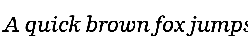 Preview of Parry SemiBold Italic font