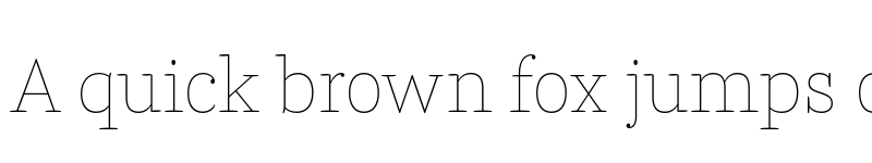 Preview of Parry UltraThin font