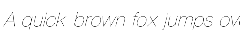 Preview of Partridge-Thin Oblique font