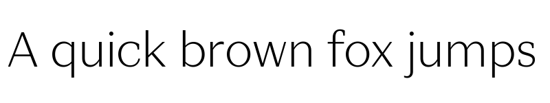 Preview of Passeio Test ExtraLight font