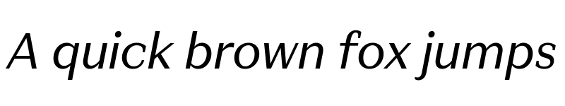 Preview of Passeio Test Italic font