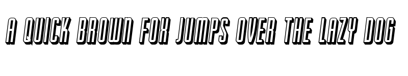 Preview of Passionate Relationship 3D Italic font