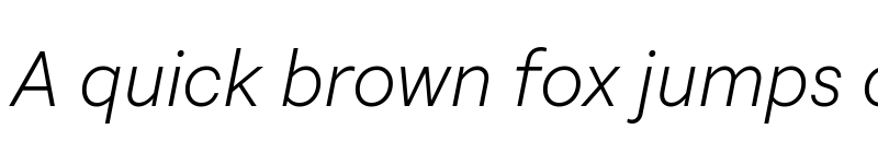 Preview of Passo Test ExtraLight Italic font