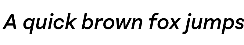 Preview of Passo Test Medium Italic font