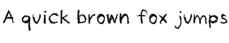 Preview of pastel Regular font