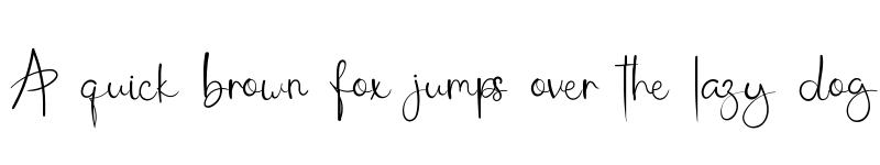 Preview of Pastella Autography Regular font