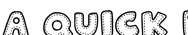 Preview of Patchwork Stitchlings Regular font