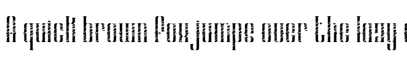 Preview of Patinas Pointed Destroy Regular font