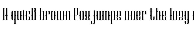 Preview of Patinas Pointed Regular font