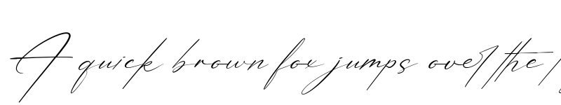 Preview of Patricia Signature Italic font