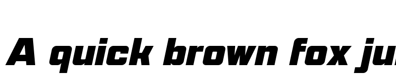 Preview of Pattanakarn Black Italic font