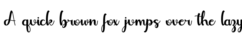 Preview of Patty Regular font