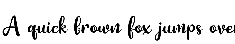 Preview of Paula Matilda Regular font