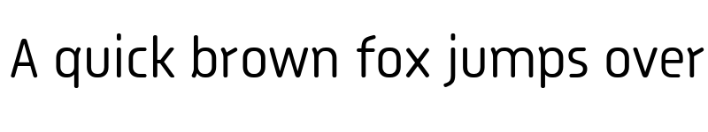 Preview of Pauza Regular font