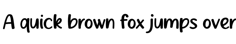 Preview of Peach Cake Regular font