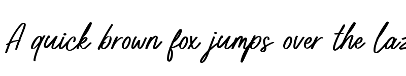 Preview of Peachy Regular font