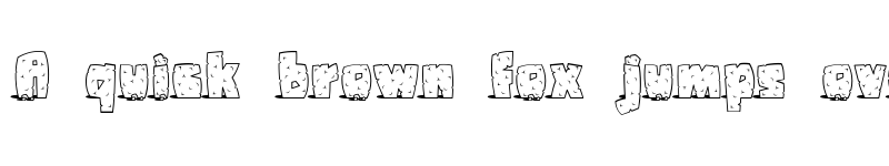 Preview of Pebbles Regular font