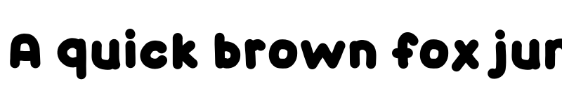 Preview of Pedagogique Bold Regular font