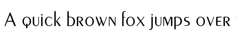 Preview of Peignot Regular font