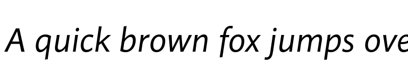 Preview of Pelago Italic font