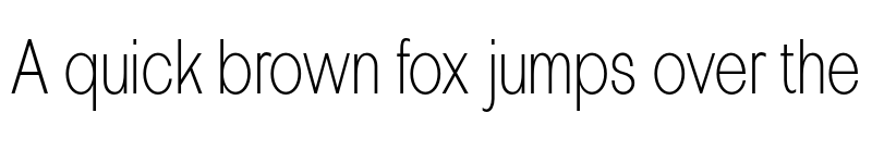 Preview of Pelinka Condensed ExtraLight font