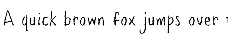 Preview of pencilPete FONT Regular font