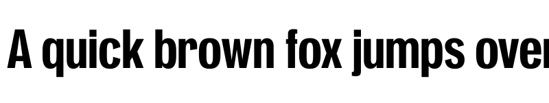 Preview of Pennypacker Compressed Bold font