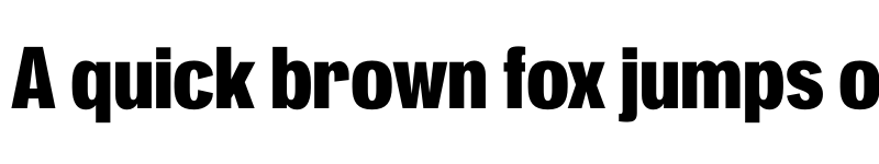 Preview of Pennypacker Compressed Extra Bold font