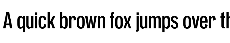 Preview of Pennypacker Compressed Medium font