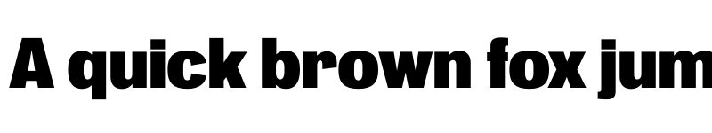 Preview of Pennypacker Condensed Black font