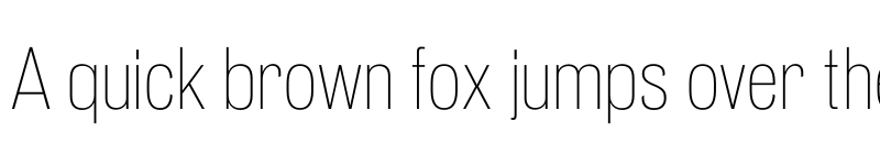 Preview of Pennypacker Condensed Extra Light font