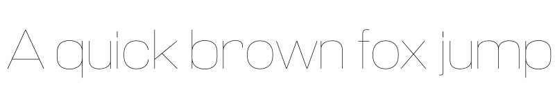 Preview of Pennypacker SemiWide Hairline font