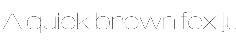 Preview of Pennypacker Wide Hairline font