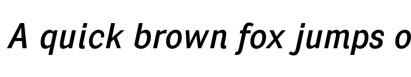 Preview of Pentay Sans Italic font