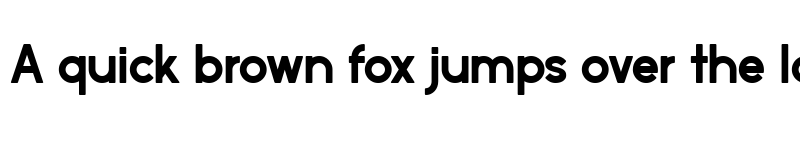 Preview of perfectly amicable Regular font