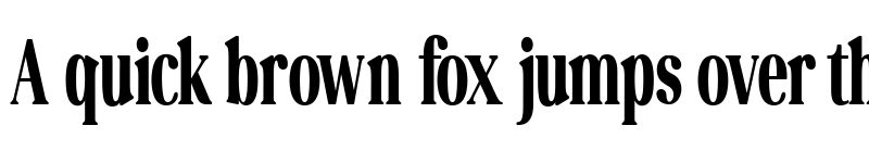 Preview of Perfectly Nostalgic Condensed B Condensed Black font