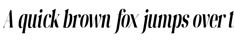 Preview of Perfectly Nostalgic Condensed I Condensed Italic font