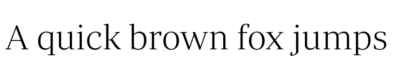 Preview of Periodico Display TRIAL ExtraLight font