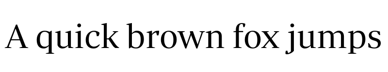 Preview of Periodico Display TRIAL Light font