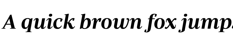 Preview of Periodico Display TRIAL SemiBold Italic font