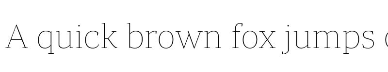 Preview of Periodico Display TRIAL Thin font